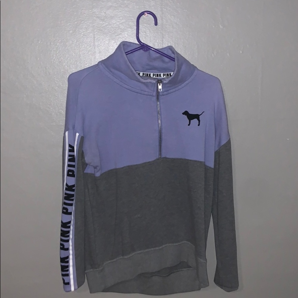 PINK 1/2 zip